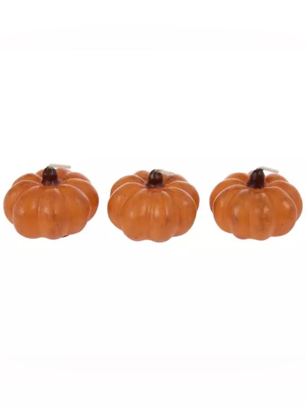 Orange Pumpkin Candles